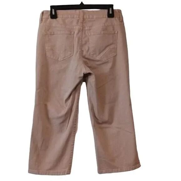 NYDJ Womens Light Tan Crop Jeans, Denim Pants, Size 4 - Picture 4 of 13